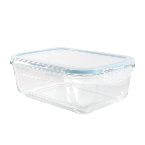 Recipiente de vidrio de borosilicato 1860ml azul