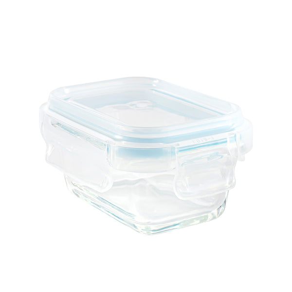 Recipiente de vidrio de borosilicato 150ml azul