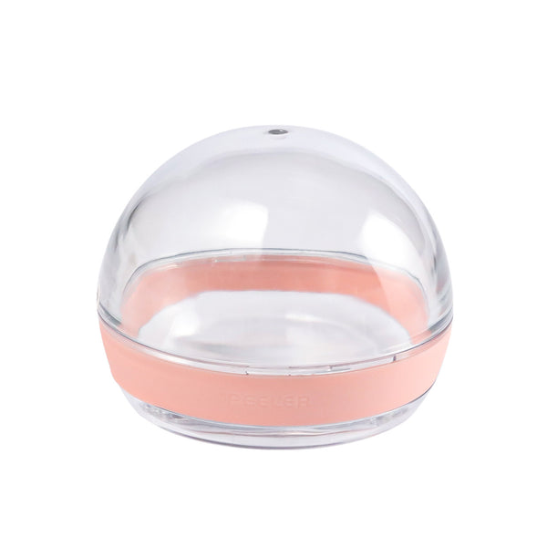 Pelador con almacenamiento rosa