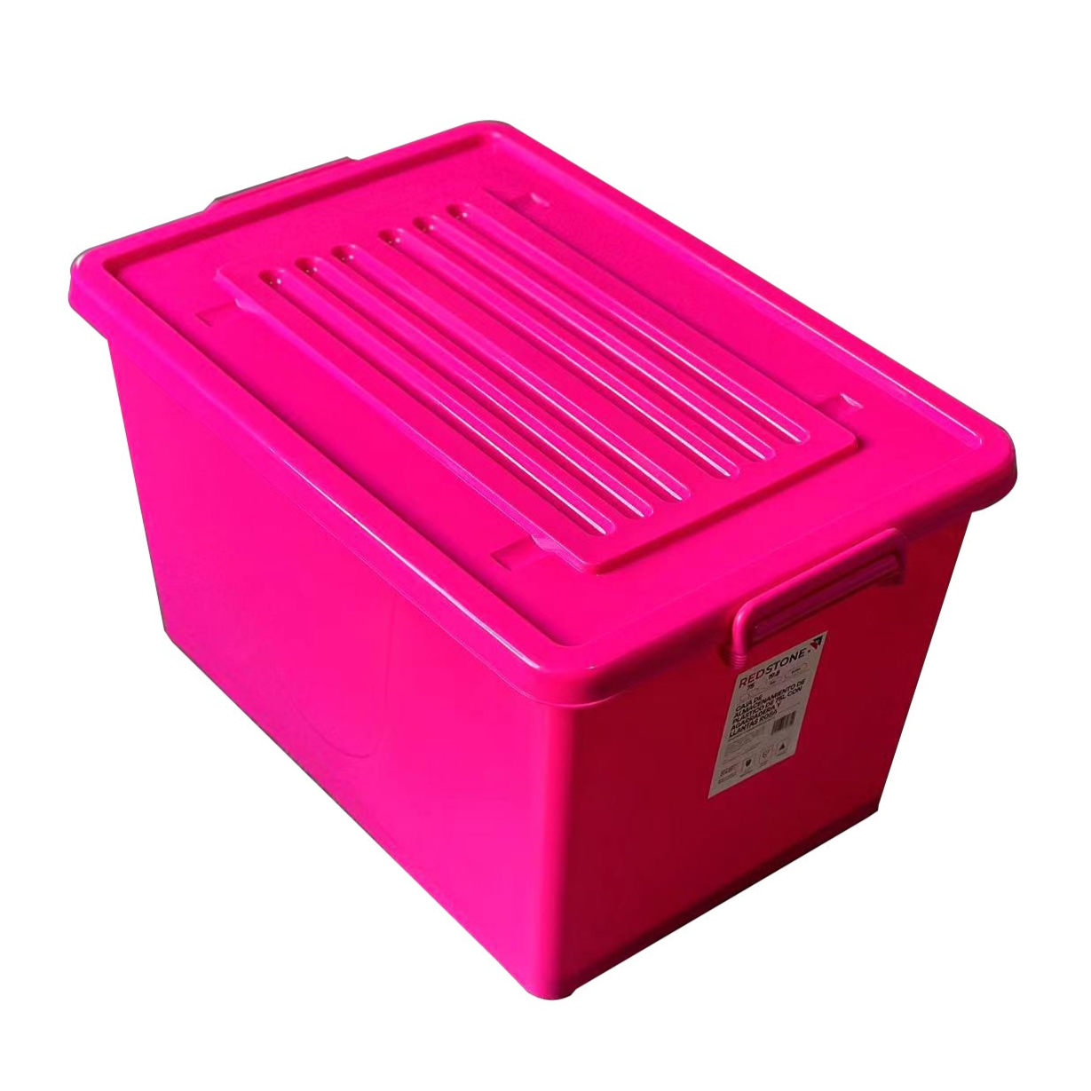 Caja de almacenamiento rosa 75 L – Red Stone