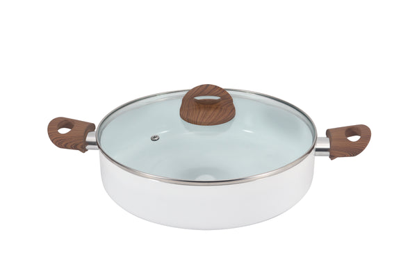 Cacerola luxe blanca 20 cm