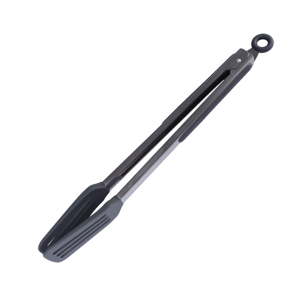 Pinza para cocina de acero inoxidable 12" Gris
