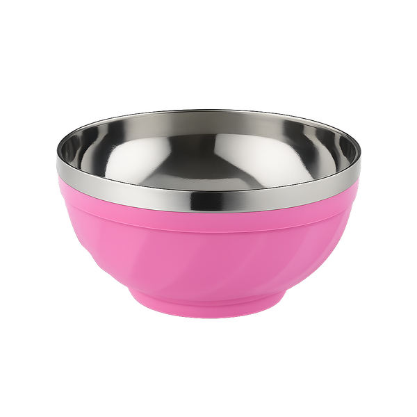 Bowl de acero inoxidable 500ml Rosa
