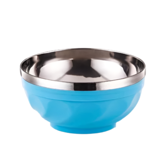 Bowl de acero inoxidable 500ml Azul